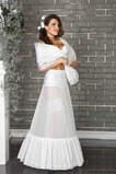 Da sposa sottoveste Flouncing Due cerchi Elegante Corsetto Abito da sposa