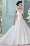 Abito da sposa maniche ad aletta Naturale Ball Gown Chiesa Maniche Corte