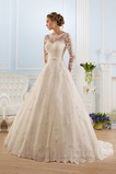 Abito da sposa Petit Bateau Ball Gown Chiesa Pizzo Maniche Lunghe