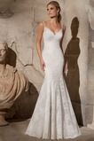 Abito da sposa Gonna lunga Schiena Nuda Applique Naturale Senza Maniche