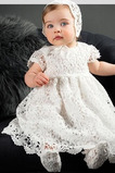 Abito cerimonia bambina A-Line Lace Coperta Autunno A Terra Pizzo Naturale