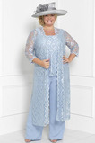 Abito mamma sposa in pizzo Alle Caviglie Alta Coperta Lace Coperta sarsenet