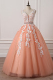 Abito da sposa a linea unbacked Applique Chiesa Non Specificato V-Scollo