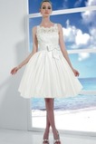 Abito da sposa Farfalla Ornamento trendiness decorato Raso Puffy Bianco