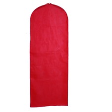 Matrimonio vestito parapolvere rosso solido antipolvere copertura parapolvere