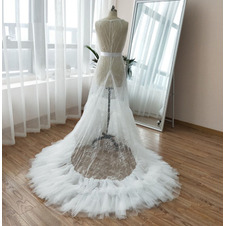 Mantello da sposa in tulle da sposa Mantello scialle da sposa lungo 200 cm