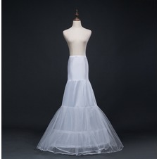 Da sposa sottoveste Due cerchi Spandex Lungo Abito da sposa Sirena Filato doppio