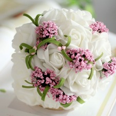 Il bouquet di mano di simulazione fiori bouquet sposa damigella d'onore matrimonio