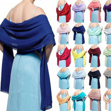 Abito da sera scialle scialle sciarpa in chiffon con protezione solare scialle lungo 200CM