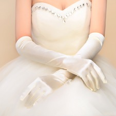 Guanti da sposa Caldo Chiesa Lungo Taffeta Primavera Pieno finger