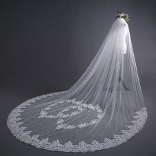 Velo da sposa in pizzo velo da sposa da trascinamento lungo 3 metri accessori da sposa all'ingrosso della fabbrica