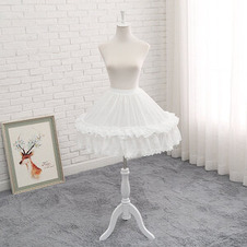 Lolita gonna sottoveste cosplay sottoveste sottoveste corta accessori da sposa lunghezza 48 cm