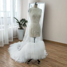 Mantello da sposa in tulle da sposa Mantello scialle da sposa lungo 200 cm