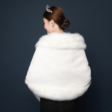 Scialle caldo da sposa scialle imitazione scialle di pelliccia di volpe accessori caldi