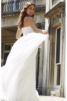 Abito da sposa Semplici Primavera Spiaggia A Terra Taglie Forti Naturale