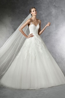 Abito da sposa Primavera Spaghetti spalline Schiena Nuda Senza Maniche