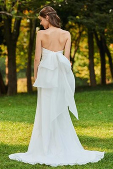 Abito da sposa Non Specificato Cuore Bow accentati Shiena Sheer Primavera