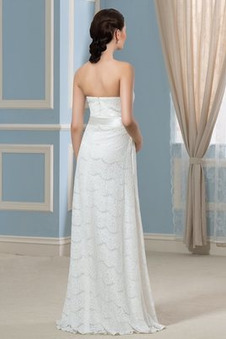 Abito da sposa Pizzo Premaman slittamento senza spalline Primavera