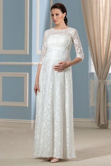 Abito da sposa Mezze Maniche Reale vita alta Super Farfalla Ornamento