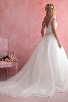 Abito da sposa Formale Ballgown Belle Cappellini Applique Petit Bateau