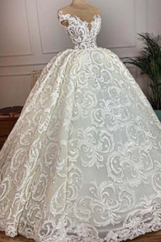 Abito da sposa Cerniera Raso Lace Coperta Applique Lusso Spiaggia