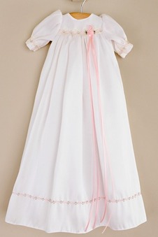 Abito cerimonia bambina Lungo Farfalla Ornamento Maniche Corte pallone Alta Coperta