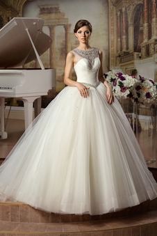 Abito da sposa Bassa Piccola t Senza Maniche Tulle Primavera Chiesa