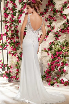 Abito da sposa Pizzo Primavera Cinghia Applique completo Tubino