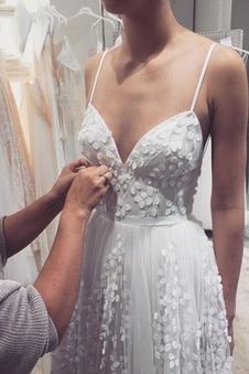 Abito da sposa Semplici Non Specificato Tulle A-Line Una linea pavimento lunghezza