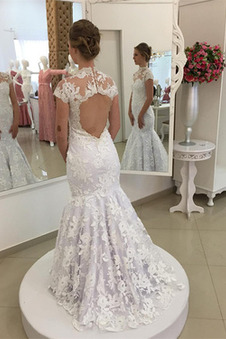 Abito da sposa Sirena Triangolo Invertito in pizzo Quanto Eleganti