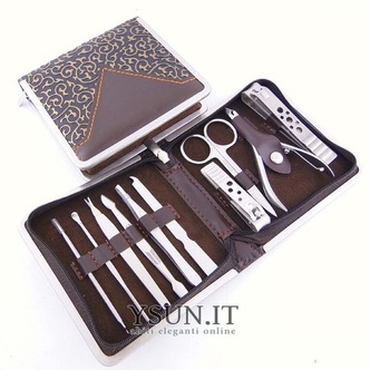 In acciaio inox 10 pezzi PU cuoio caso alto grado Festival Nail Clippers - Pagina 1