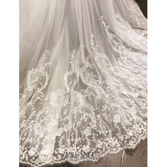 Gonna rimovibile da sposa per abiti Gonna da sposa in pizzo con applicazioni di gonna staccabile su misura - Pagina 6