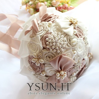 Tema wedding bouquet da sposa bouquet nastro creativo mano - Pagina 1