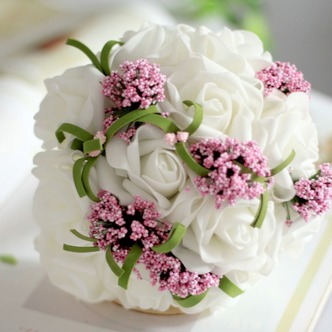 Il bouquet di mano di simulazione fiori bouquet sposa damigella d'onore matrimonio - Pagina 1