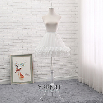 Sottoveste in Tulle Lolita in bianco/nero, sottoveste cosplay, gonna gonfia in tulle, sottogonna soffice,  gonna tutu da balletto. 45CM - Pagina 2