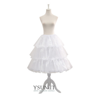 Sottoveste in organza avorio, sottogonna lunga per ragazze, sottoveste cosplay party dress, sottoveste Lolita, - Pagina 5