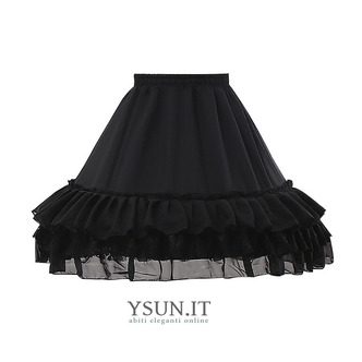 Sottoveste in Tulle Lolita in bianco/nero, sottoveste cosplay, gonna gonfia in tulle, sottogonna soffice,  gonna tutu da balletto. 45CM - Pagina 4