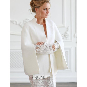 Cappotto da sposa , Giacca da sposa , Cappotto da sposa , Giacca da sposa , Copricostume da sposa , Cappotto bianco , Giacca invernale avorio , Poncho - Pagina 1