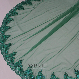 Velo da sposa verde velo da sposa musulmano velo da viso 3M - Pagina 5