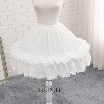 Lolita gonna sottoveste cosplay sottoveste sottoveste corta accessori da sposa lunghezza 48 cm - Pagina 4