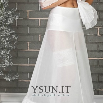 Da sposa sottoveste Flouncing Due cerchi Elegante Corsetto Abito da sposa - Pagina 3