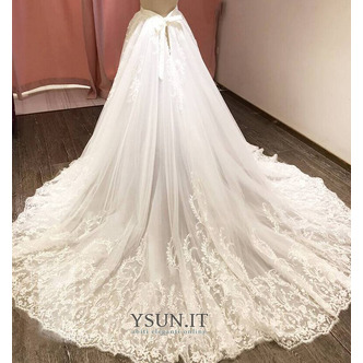 Gonna rimovibile da sposa per abiti Gonna da sposa in pizzo con applicazioni di gonna staccabile su misura - Pagina 2