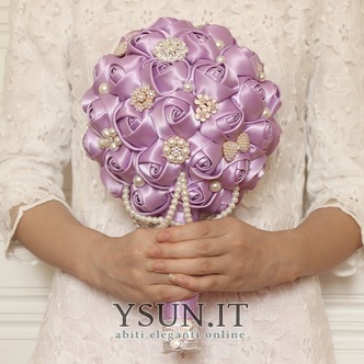 Tema viola personalizzato di High-end wedding bouquet da sposa - Pagina 2