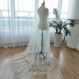 Scialle da sposa mantello da sposa in tulle scialle 200CM - Pagina 2