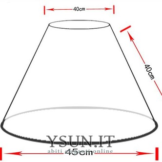 Da sposa sottoveste Elastico in vita Breve Telaio inferiore Net forte Lungo - Pagina 4