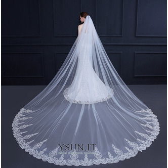 Nuovo stile lungo velo da sposa velo da sposa velo di paillettes velo squisito 3M - Pagina 3