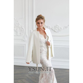 Cappotto da sposa , Giacca da sposa , Cappotto da sposa , Giacca da sposa , Copricostume da sposa , Cappotto bianco , Giacca invernale avorio , Poncho - Pagina 7