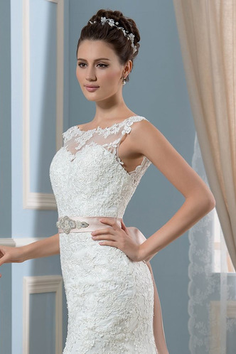 Abito da sposa Farfalla Ornamento Schiena Nuda Tubino Raso Petit Bateau - Pagina 4