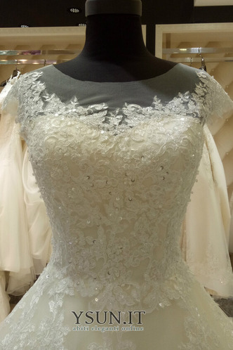 Abito da sposa Principessa Tipo standard Lungo Maniche Corte Allacciato - Pagina 3