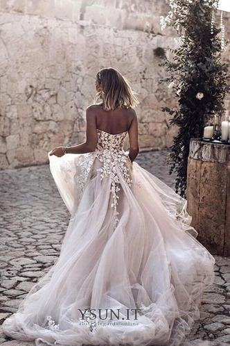 Abito da sposa Tipo standard Pizzo francese unbacked Naturale Lungo - Pagina 3